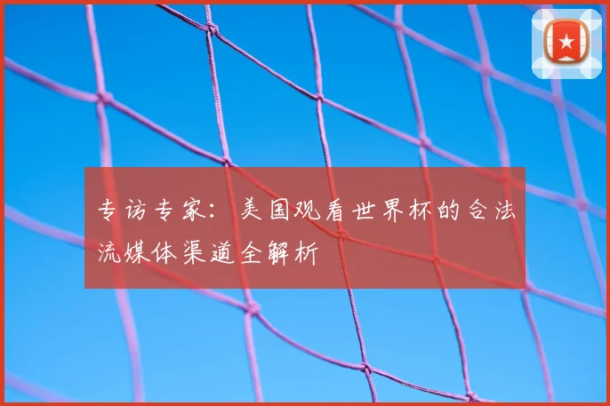 专访专家：美国观看世界杯的合法流媒体渠道全解析